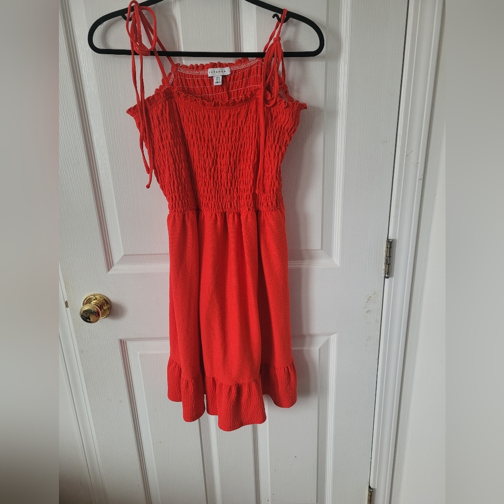 Topshop red dress